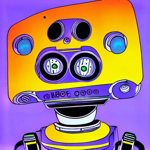 Prompt: acid house robot