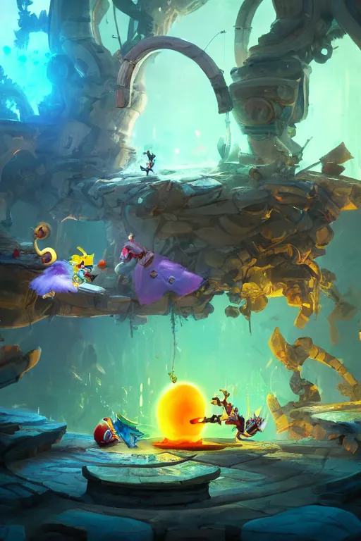 Rayman  Rayman legends, Game art, Concept art