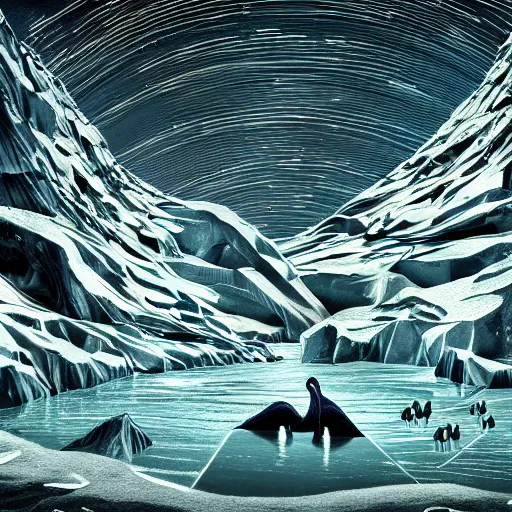 Image similar to epic masterpiece of creative and mysterious dream sequence of the prophet of Antarctica, gift of birth, origin mythos, astounding beauty, cinematic, establishing shot, extremely high detail, photorealistic, cinematic lighting, intricate line drawings, 8k resolution