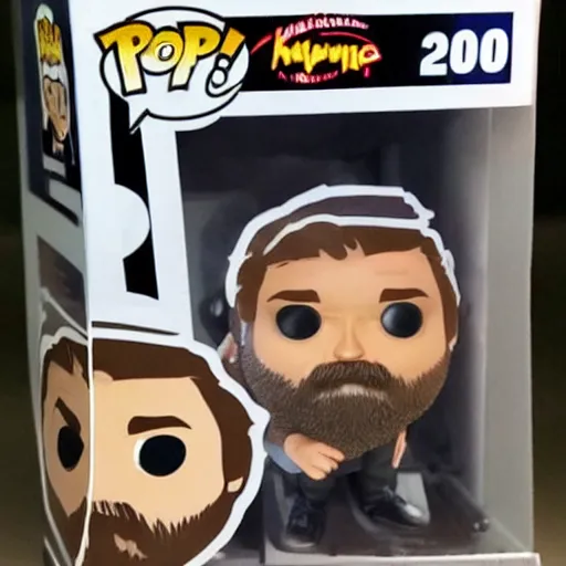 Image similar to short hair and gray beard zach galifianakis funko pop