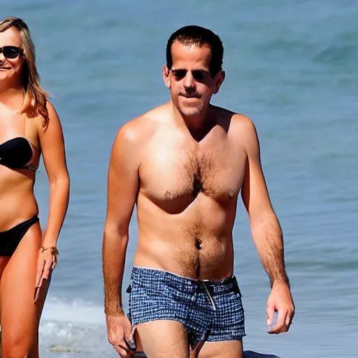 Image similar to photo of hunter biden in bikini