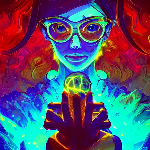 Image similar to skill magic deepdream radiating a glowing aura stuff loot legends stylized digital illustration video game icon artstation lois van baarle, ilya kuvshinov, rossdraws,