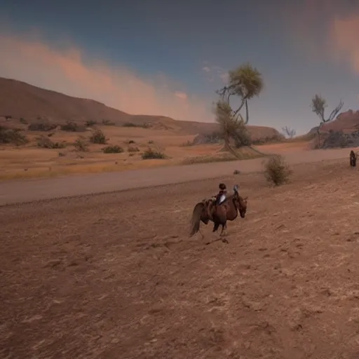 Prompt: stable diffusion vs midjourney in a wild west shootout, cinematic