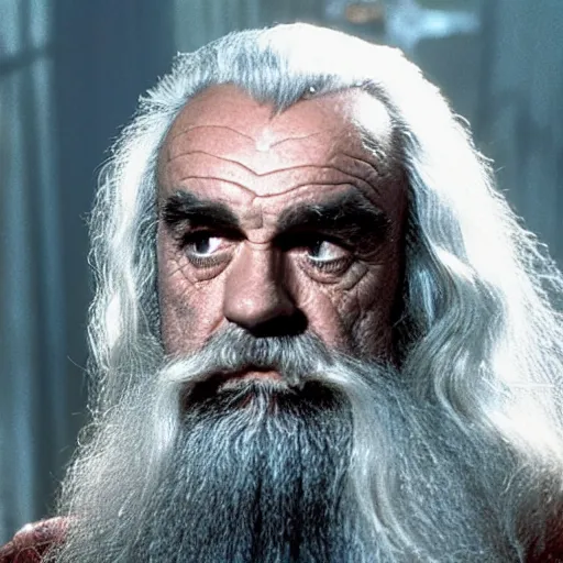 Image similar to sean connery as gandalf