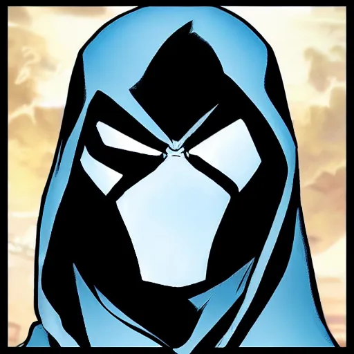 Prompt: Marvel Comics Moon Knight profile picture, ps5, detailed, very detailed