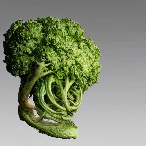 Image similar to hyperrealistic dslr film still of vegetable with human features, stunning 8 k octane comprehensive 3 d render, inspired by istvan sandorfi & greg rutkowski & unreal engine, perfect symmetry, dim volumetric cinematic lighting, extremely hyper - detailed, incredibly real lifelike attributes & flesh texture, intricate, masterpiece, artstation, stunning, 8 5 mm f 1. 4