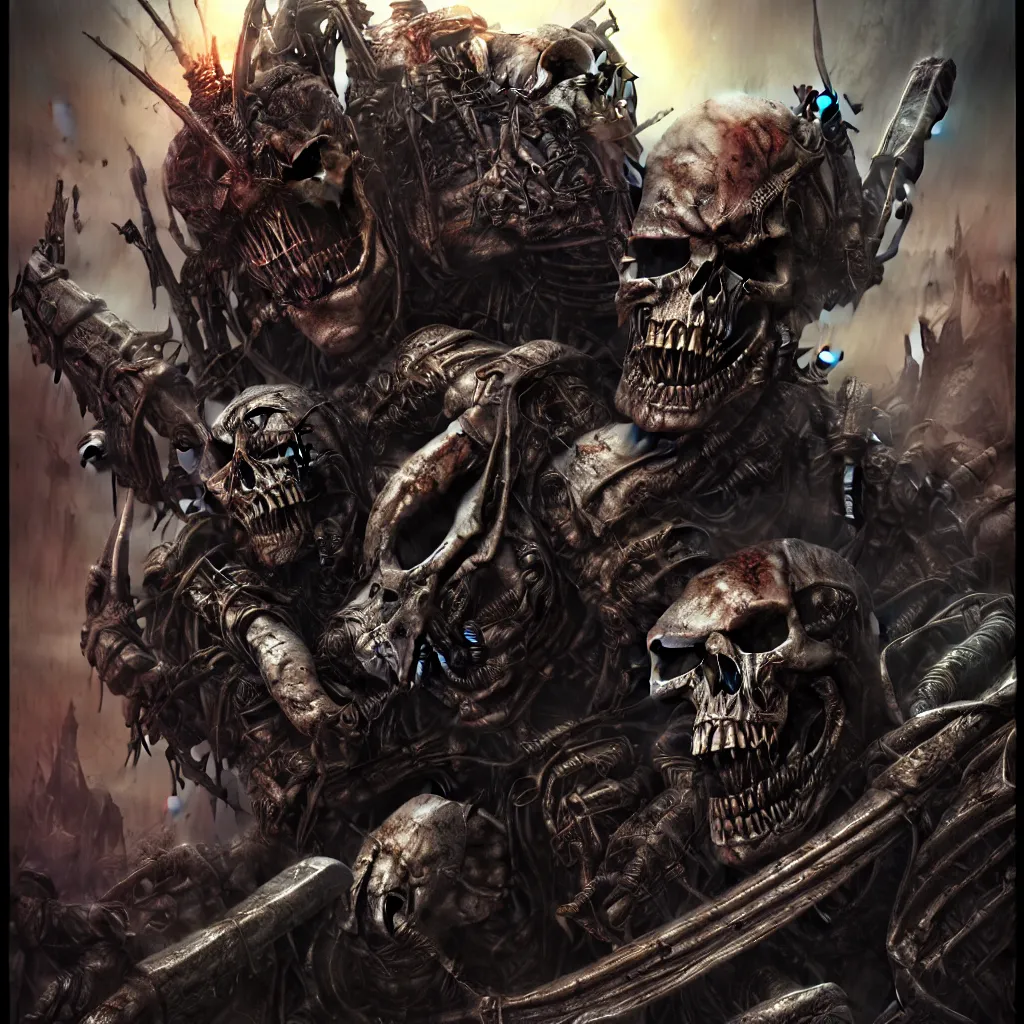 Prompt: Judge Death by Simon Bisley and Glenn Fabry, detailed painterly digital art, dark fantasy, 8k octane beautifully detailed render, post-processing, extremely hyperdetailed, intricate, epic composition, grim yet sparkling atmosphere, cinematic lighting + masterpiece, trending on artstation, very detailed, vibrant colors, Art Nouveau, masterpiece