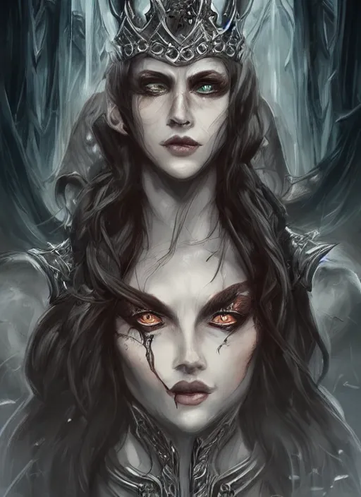 Image similar to king of the underworld character concept art, digital illustration, trending on artstation, deviantart, artgerm, epic composition, masterpiece, highly detailed, perfect face, realistic face, wlop, ross draws