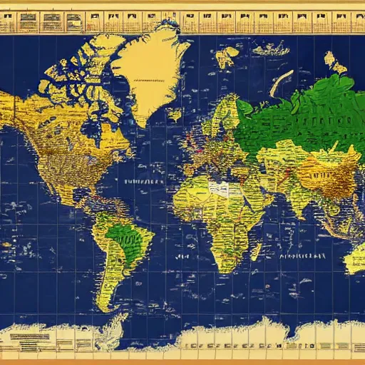 Image similar to made - up world map, high quality, high resolution