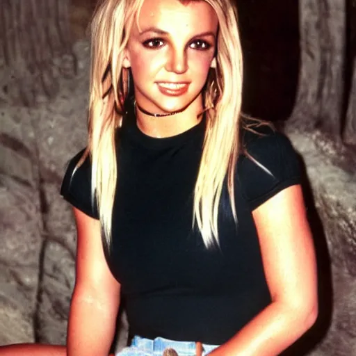 Prompt: beautiful young 20 year old Britney Spears