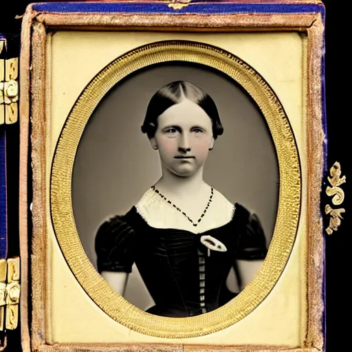 Image similar to a german young adult princess, circa 1 8 5 4