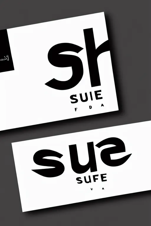 Prompt: logo design for ( sue ), by yoga perdana, trend on dribbble