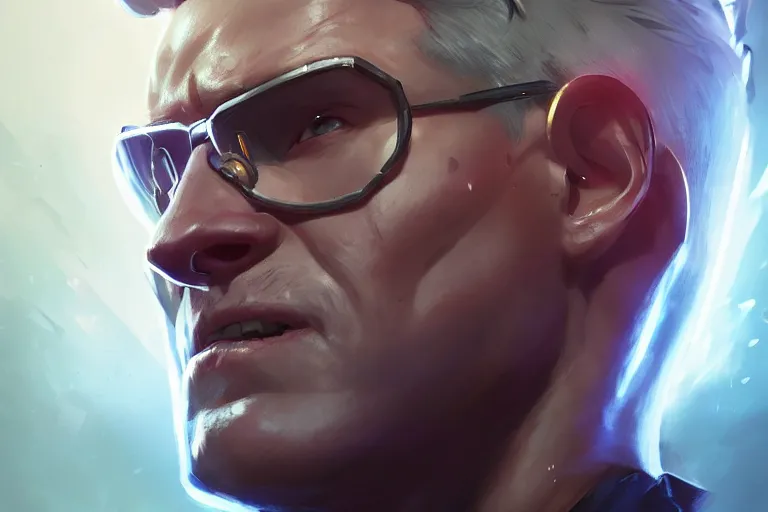 Prompt: amazing portrait of soldier : 7 6 from overwatch, league of legends splash art, deiv calviz, splash art, natural light, elegant, intricate, fantasy, atmospheric lighting, by greg rutkowski, league of legends splash art, hd wallpaper, ultra high details