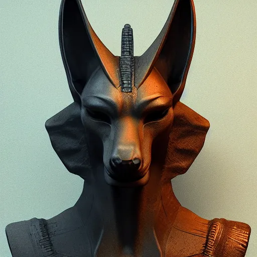 Prompt: anubis head, highly detailed, cultist, artstation