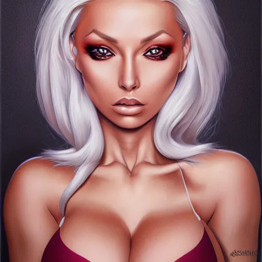 Image similar to portrait of isabelledeltore by artgerm