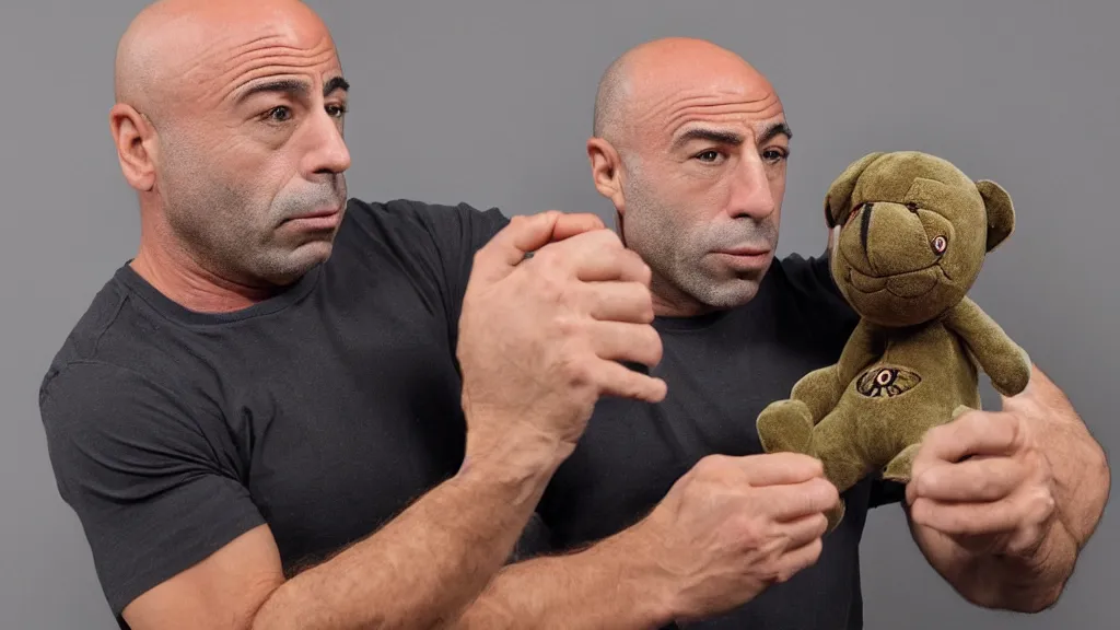 Prompt: A joe rogan themed plushi