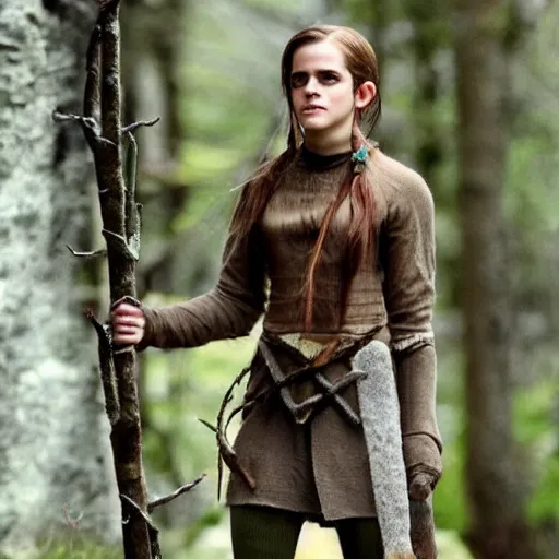 Image similar to emma watson as a wood elf