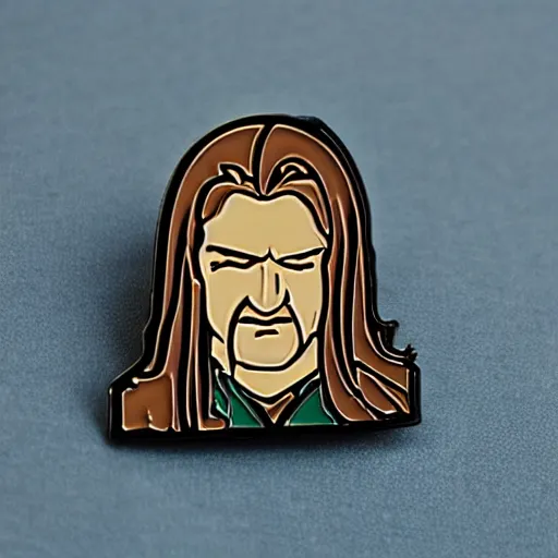 Prompt: boromir enamel pin