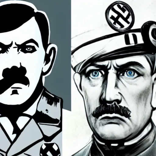 Prompt: adolf hitler as solid snake in metal gear solid