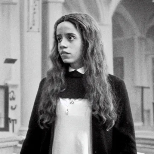 Image similar to 30mm film still of Hermione Granger.