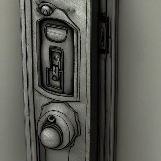 Image similar to the room of door latches, concept art, trending on artstation, highly detailed, intricate, sharp focus, digital art, 8 k