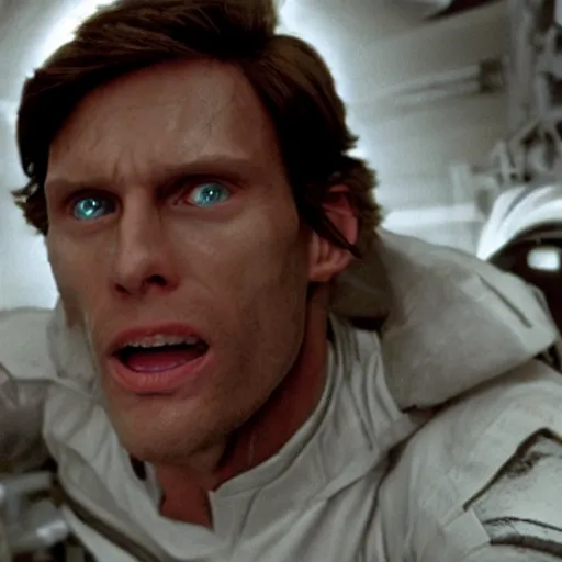 Prompt: Live Action Still of Jerma in Alien (film), real life, hyperrealistic, ultra realistic, realistic, highly detailed, epic, HD quality, 8k resolution, body and headshot, film still