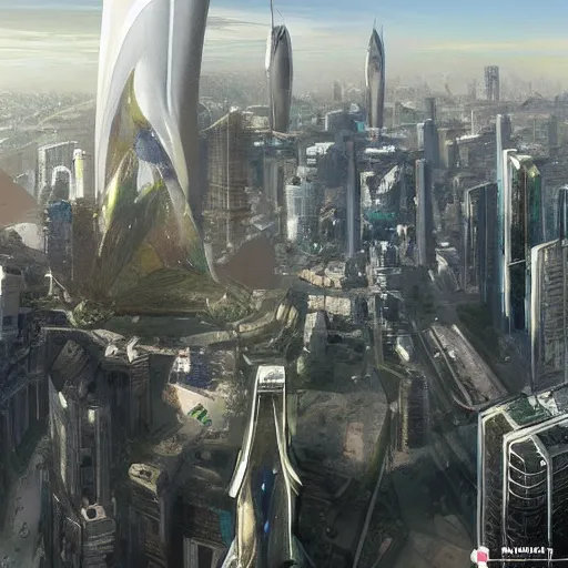 Image similar to sao paulo in the year 2 0 7 0, sci fi, concept art