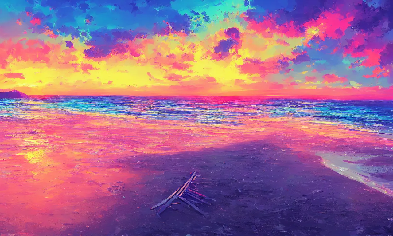 Image similar to paradise beach by alena aenami artworks in 4 k