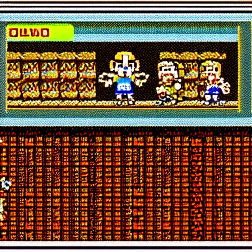 Image similar to slightly blurry and grainy photographic proof of a nes port of zelda running on the commodore 6 4.