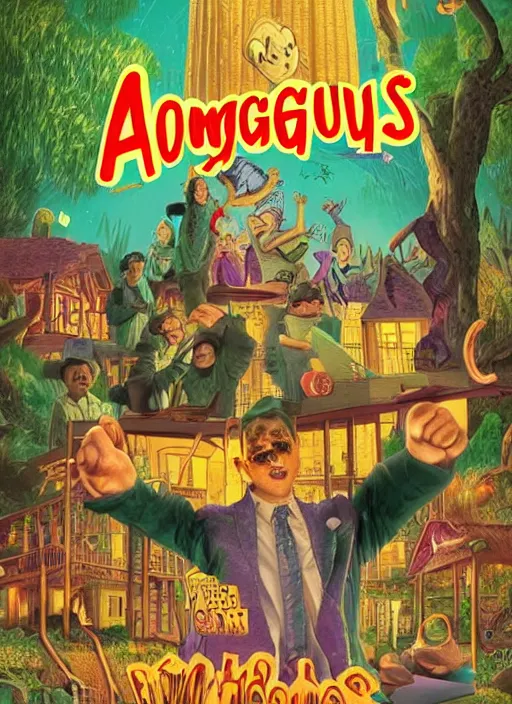 Image similar to goosebumps amongus sus book cover