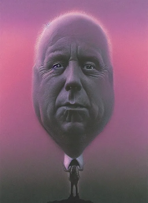 Image similar to alex jones by zdzislaw beksinski and lisa frank