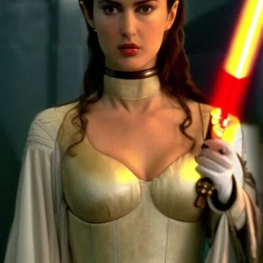 Image similar to monica bellucci as padme amidala in star wars attack of the clones