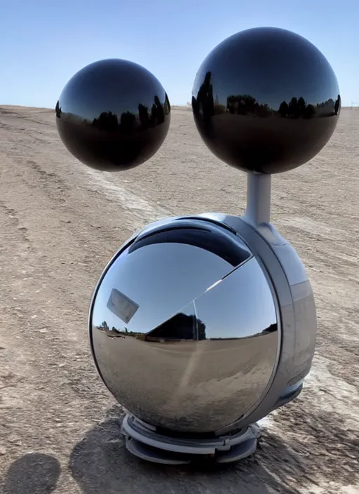 Image similar to sphere rolling vehicle with gimbal on the inside so the driver always stays upright