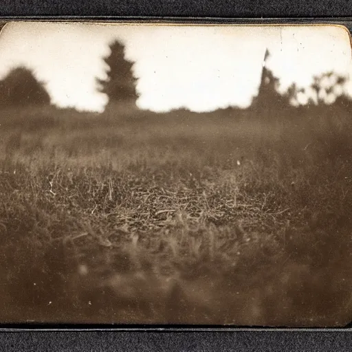 Prompt: tintype photo of a labyrinth