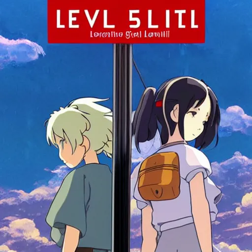 Image similar to level 5 new game coverart with studio ghibli