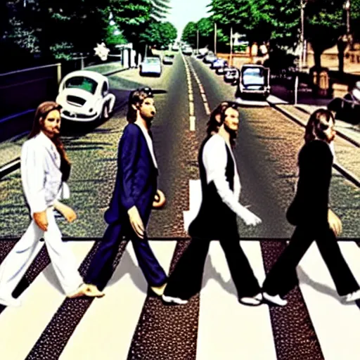 Image similar to abbey road racist