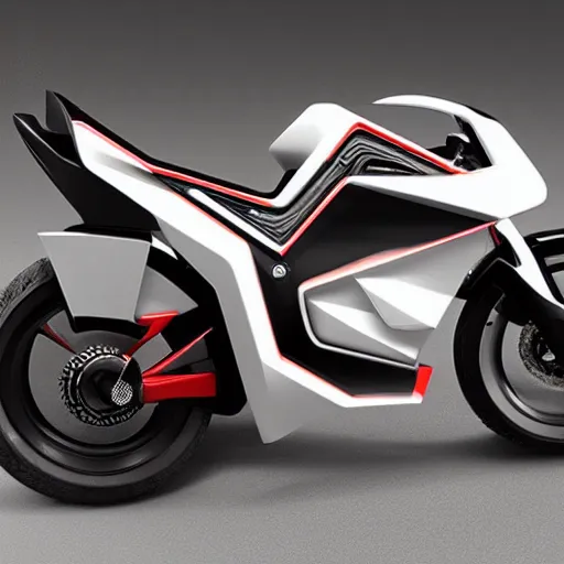 Image similar to high concept Honda motorbike for Uber delivery