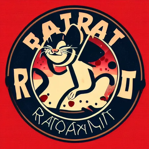 Image similar to logo for the band ratcat