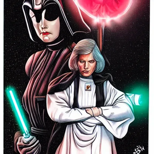 Image similar to female darth mother