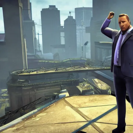 Image similar to alex jones in saints row