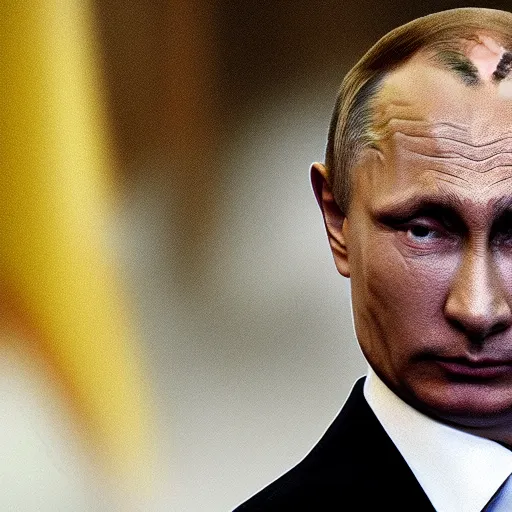 Image similar to vladimir putin as a elden ring boss