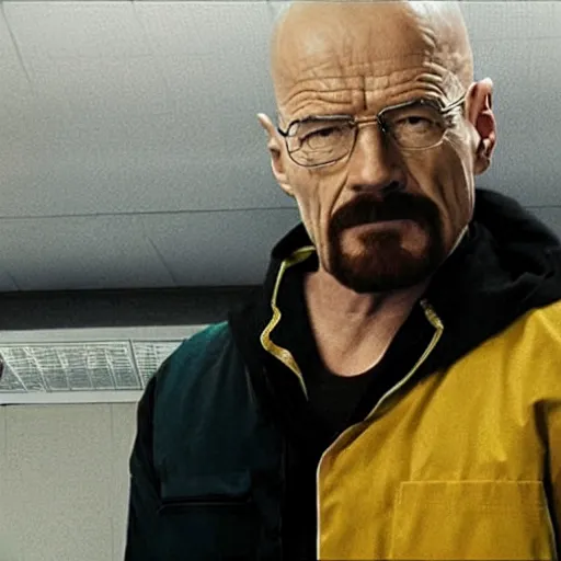 Image similar to walter white in the avengers