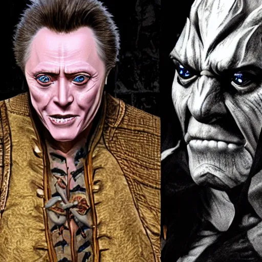 Prompt: How to be a Half-Orc Bard in D&D, by Christopher Walken and Jack Nicholson.