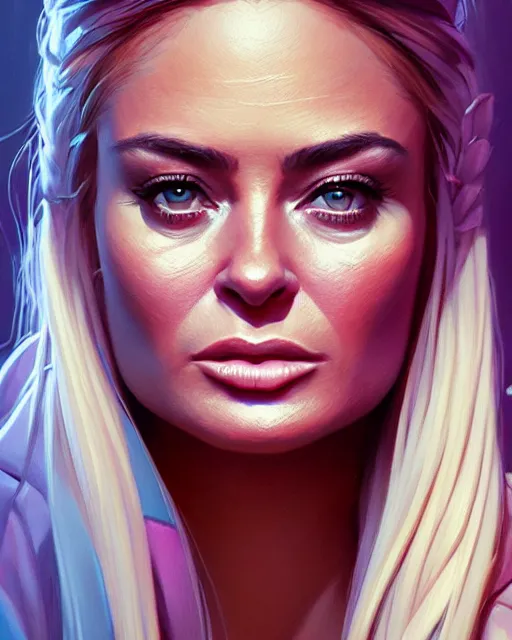 Prompt: highly detailed vfx portrait of, carmen electra by stephen bliss, chalk, unrealengine, greg rutkowski, loish, rhads, beeple, chalk, makoto shinkai and lois van baarle, ilya kuvshinov, rossdraws, tom bagshaw, basil gogos