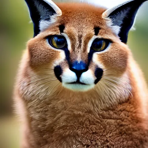 Prompt: portrait photo of cute fluffy caracal, with cowboy hat, highly detailed, high resolution, cosplay photo, stunning, bokeh soft, 1 0 0 mm, trending on instagram, by professional photographer, soldier clothing, shot with a canon, low saturation