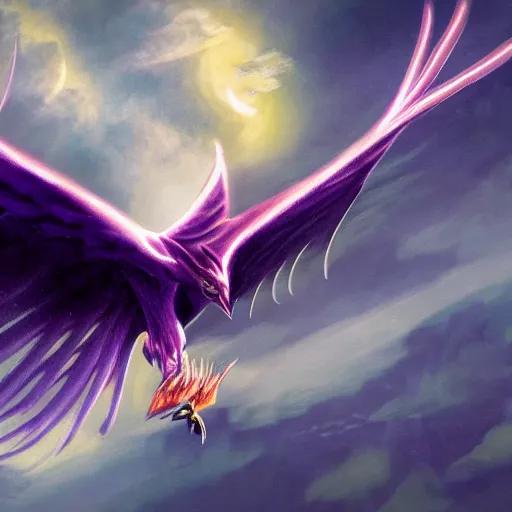 Image similar to pheonix gliding at night, fantasy art, computer art,concept art,higj detail,atmospheric