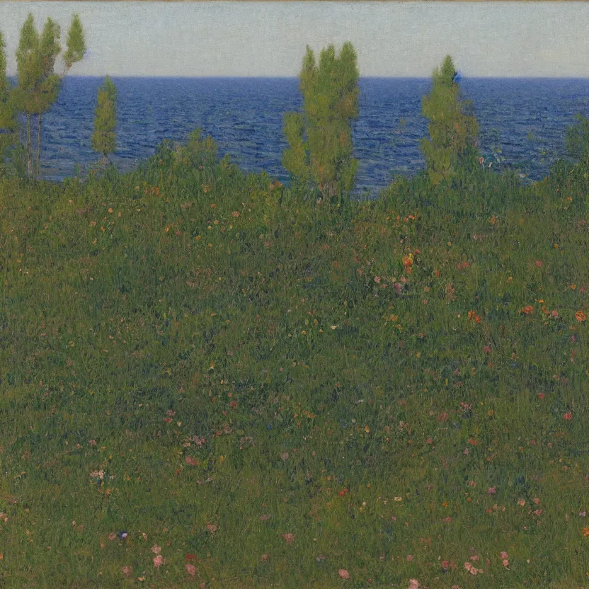 Prompt: Plants under the tsunami by Daniel Garber