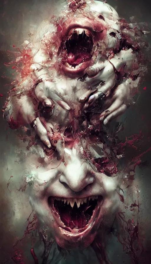 Prompt: rage, by ryohei hase