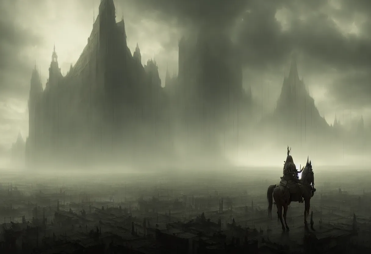 Prompt: thirty years war, ultra high definition, ultra detailed, symmetry, fog, matte painting, by greg rutkowski and ross tran and wlop