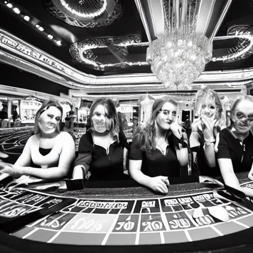 Prompt: casino stuttgart, photography, event